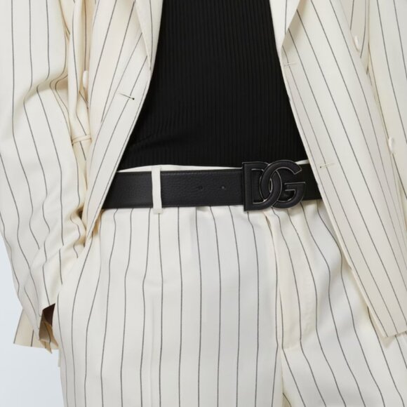 Dolce&Gabbana DG leather belt - Picture 2 of 3